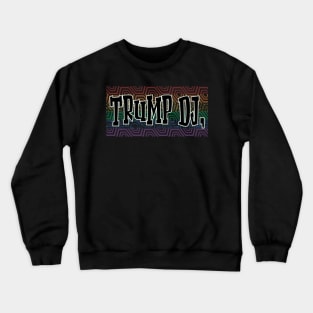 LGBTQ PATTERN AMERICA PRESIDENT TRUMP Crewneck Sweatshirt